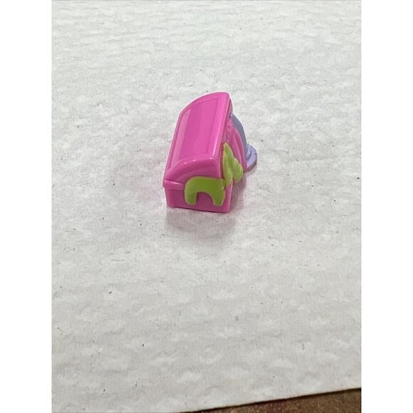 1995 VINTAGE POLLY POCKET "POP-UP CLUBHOUSE" - PINK GARMENT CHEST HAMPER - Picture 2 of 6